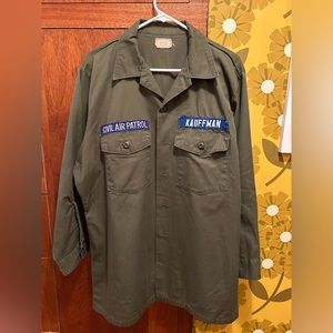 Vintage Civil Air Patrol uniform shirt.